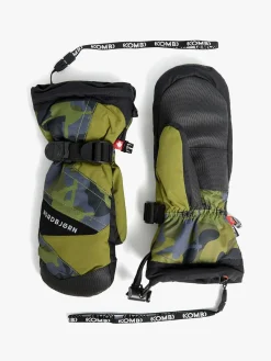 Tilbehør|Vintertøj|Nordbjrn Nordbjørn Valley Jr Vanter, Fern Cork Sort/Grøn/Grå