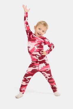 Undertøj|Nordbjrn Nordbjørn Verbier Skiundertøj Bamboo, Camo Pink Lyserød