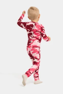 Undertøj|Nordbjrn Nordbjørn Verbier Skiundertøj Bamboo, Camo Pink Lyserød