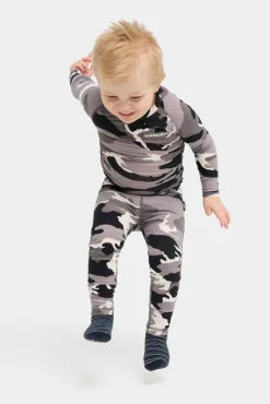 Undertøj|Nordbjrn Nordbjørn Verbier Skiundertøj Bamboo, Camo Black Grå/Sort