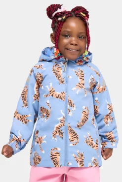 Overtøj|Nordbjrn Nordbjørn Vinga Skaljakke, Tiger Mania Blue Bonnet Blå/Orange