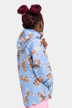 Overtøj|Nordbjrn Nordbjørn Vinga Skaljakke, Tiger Mania Blue Bonnet Blå/Orange