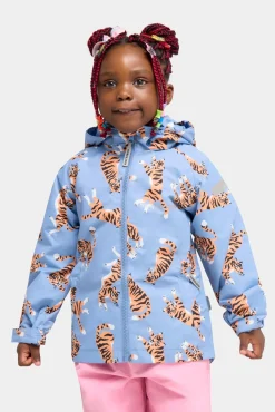 Overtøj|Nordbjrn Nordbjørn Vinga Skaljakke, Tiger Mania Blue Bonnet Blå/Orange