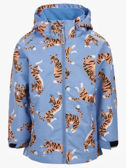 Overtøj|Nordbjrn Nordbjørn Vinga Skaljakke, Tiger Mania Blue Bonnet Blå/Orange