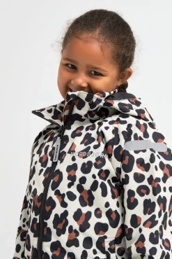 Overtøj|Nordbjrn Nordbjørn Vinga Skaljakke, Leopardy Rustic Sandshell Beige/Brun/Sort