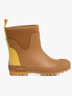Gummistøvler|Nordbjrn Nordbjörn Viskan  Forede Gummistøvler, Tobacco Brown/York Yellow