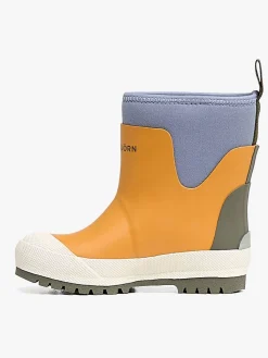Børn Nordbjrn Gummistøvler-Nordbjörn Viskan  Forede Gummistøvler, Inca Gold/Stonewash/Deep Depths