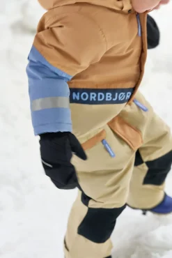 Børn Nordbjrn Overtøj-Nordbjørn Whistler Flyverdragt, Camel/White Pepper