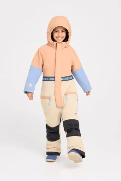 Børn Nordbjrn Overtøj-Nordbjørn Whistler Flyverdragt, Camel/White Pepper