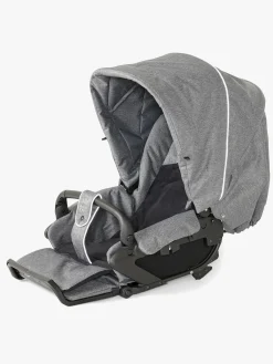 NordicCrown Vogndele-Nordic Crown Promenad Tekstilsæt Klapvognsdel, Grå Melange