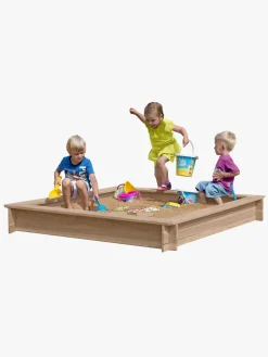 Udeleg|NordicPlayActive Nordic Play Sandkasse Lærketræ 150x150 cm