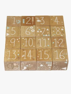 NordicPlay Trælegetøj-Nordic Play Træklodser 16 Stk., Natur