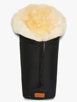 Nordlys Køreposer-Idun Mini Kørepose Lammeskind, Black/Natural