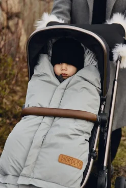Køreposer|Nordlys Oden Recycled Dunkørepose inkl. Forlængerdel, Grey Mélange