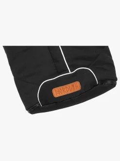 Køreposer|Nordlys Saga Lammeskindskørepose, Sort/Natur Hvid/Sort