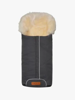 Nordlys Køreposer-Saga Lammeskindskørepose, Grå/Natur