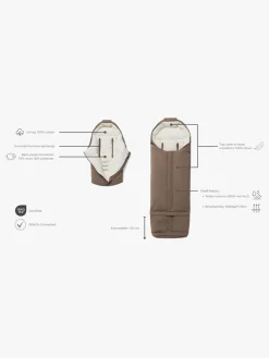 Nordlys Køreposer-Signe Forlængelig Dunkørepose, Valnød