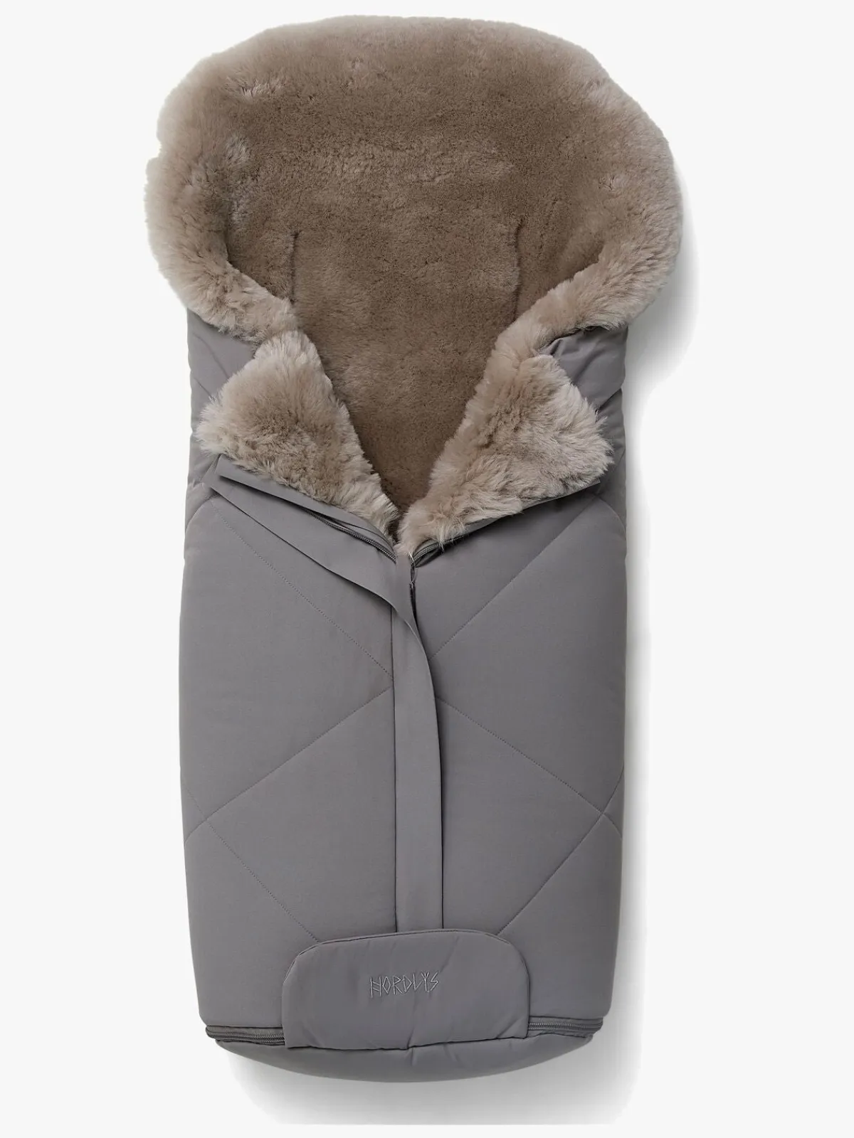 Nordlys Køreposer-Thyra Lammeskindskørepose, Greige