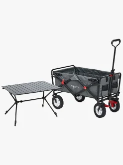 North135 Friluftsliv-North 13.5 Light Trækvogn med Bremse inkl. Campingbord, Ivy Grey