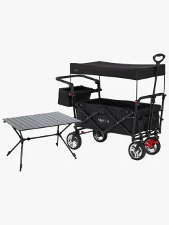 Friluftsliv|North135 North 13.5 Porter Trækvogn inkl. Campingbord, Ivy Grey