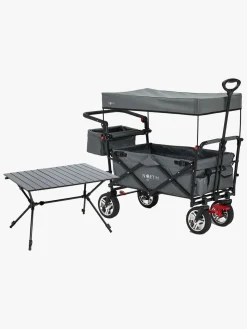 Friluftsliv|North135 North 13.5 Porter Trækvogn inkl. Campingbord, Ivy Grey