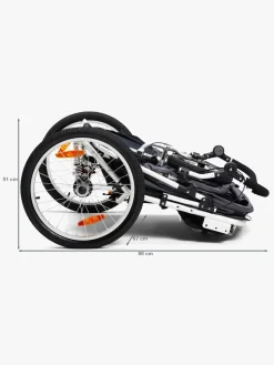 Aktivitetsvogne|North135 North 13.5 Speeder 2 Cykelanhænger, Grey Grå