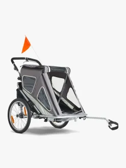 Aktivitetsvogne|North135 North 13.5 Speeder 2 Cykelanhænger, Grey Grå