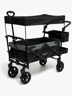 North135 Friluftsliv-North 13.5 Transporter Trækvogn, Black/Grey