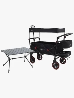 Friluftsliv|North135 North 13.5 Transporter Trækvogn inkl. Campingbord, Black