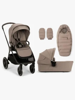 Duo- & Kombivogne|Nuna TRIV LX Duovogn med All-Season Set, Cedar Beige