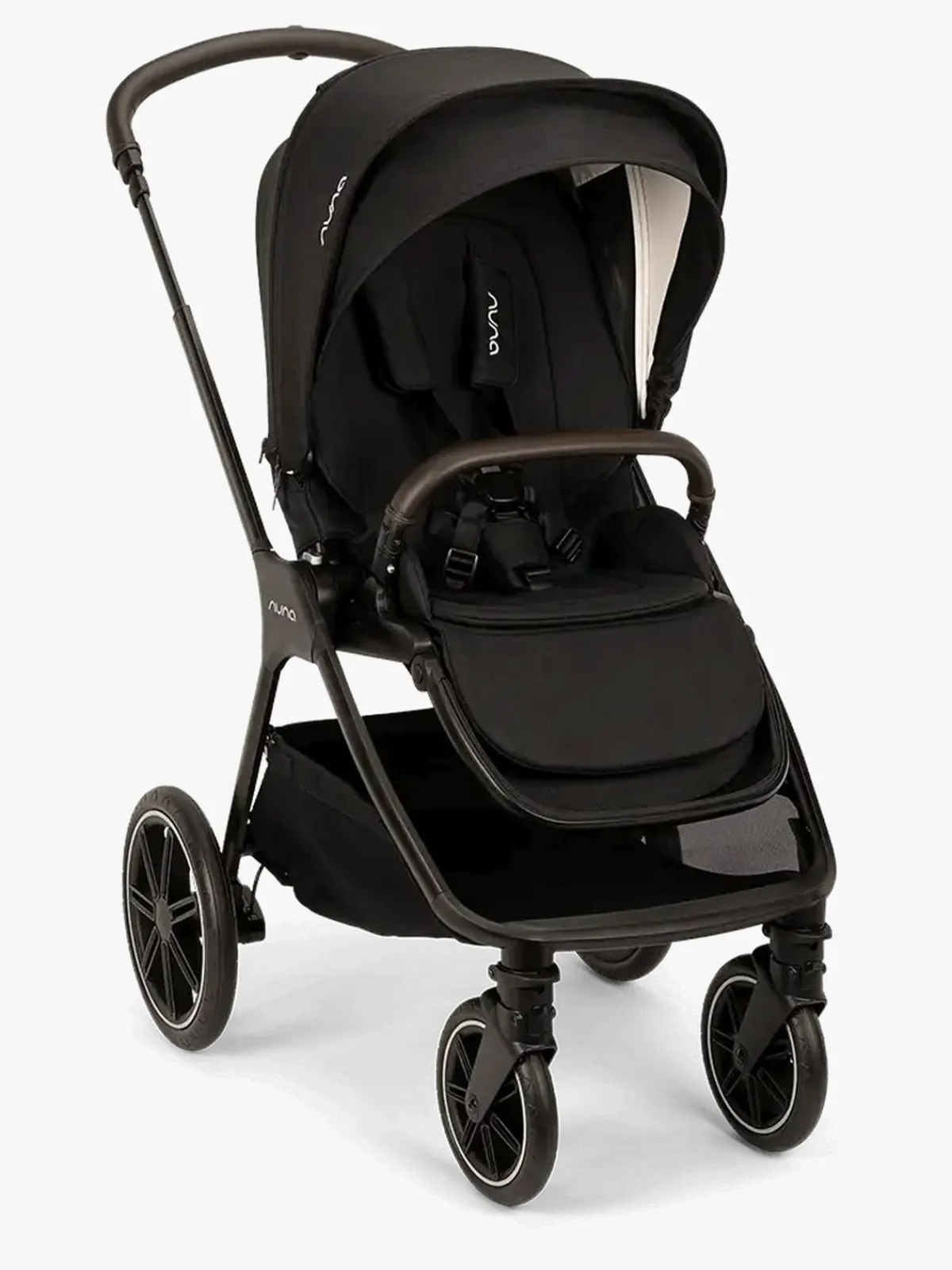 Duo- & Kombivogne|Nuna TRIV LX Duovogn med All-Season Set, Caviar Sort