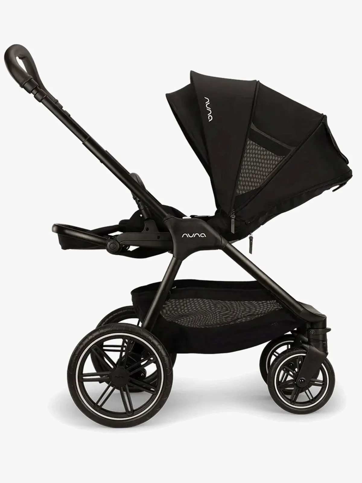 Duo- & Kombivogne|Nuna TRIV LX Duovogn med All-Season Set, Caviar Sort