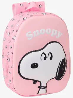 Tasker|Snoopy Nuser 3D Rygsæk 8.5L, Lyserød