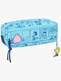 Kreativt Legetøj|Snoopy Nuser Penalhus med 3 Rum Love, Lyseblå