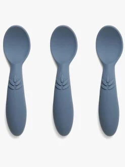 Spisetid|nuuroo Ella Skeer Silikone 3-pak, Bering Sea Blå