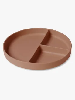 nuuroo Spisetid-Mingo Opdelt Tallerken Silikone, Chocolate Malt