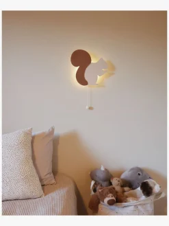 Børn OhPoppy Lamper & Belysning-Oh, Poppy! Tore The Squirell Væglampe