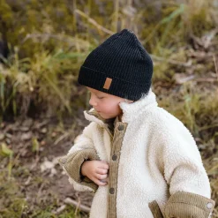 Uldtøj|Tilbehør|OICANWear OICAN Wear Strikhue med Hovedbeskyttelse Merinomix, Black