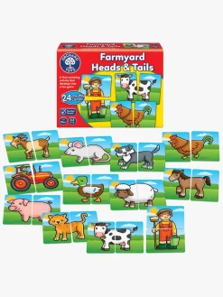 Spil & Puslespil|OrchardToys Orchard Toys Puslespil Head and Tail on the Farm 24 Brikker