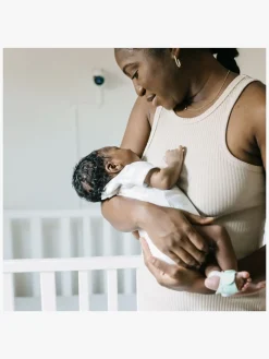 Sikkerhed|Owlet Dream Sock Babyalarm inkl. Cam 2, Dusty Rose Lyserød