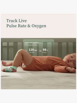 Sikkerhed|Owlet Dream Sock Babyalarm inkl. Cam 2, Dusty Rose Lyserød