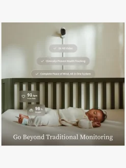 Sikkerhed|Owlet DreamSight Duo Babyalarm, Dusty Rose Lyserød