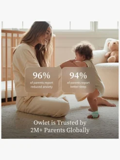 Sikkerhed|Owlet DreamSight Duo Babyalarm, Dusty Rose Lyserød