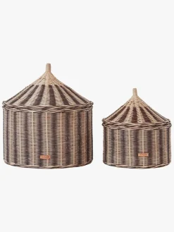 Opbevaring|OYOY Cirkus Opbevaringskurv, Nutmeg Brun