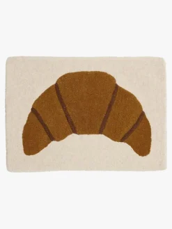 Gulvtæpper|OYOY Croissant Tufted Miniature Gulvtæppe 45x65, Brown Brun