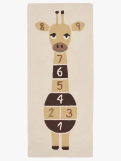 Interiør|OYOY Giraffe Hopscotch Legetæppe, Yellow