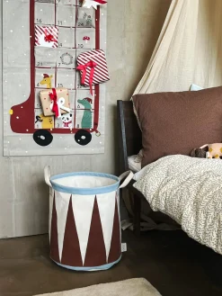 Opbevaring|Interiør|OYOY Jul Tromme Opbevaringskurv, Multi