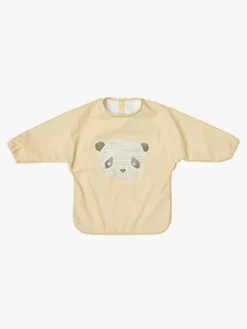 Spisetid|OYOY Lun Lun Panda  Langærmet Hagesmæk, Butter Gul