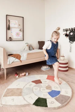 Gulvtæpper|OYOY Mini Nautilus Hopscotch Gulvtæppe 100x112, Multi Flerfarvet