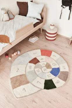 Gulvtæpper|OYOY Mini Nautilus Hopscotch Gulvtæppe 100x112, Multi Flerfarvet